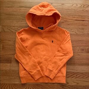 Polo by Ralph Lauren Orange Hoodie medium 10-12 boys